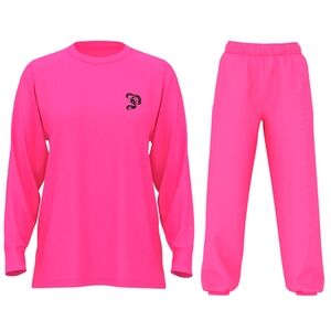 VS PINK Halloween Set | Bling Long-Sleeve Tee & Sweatpants